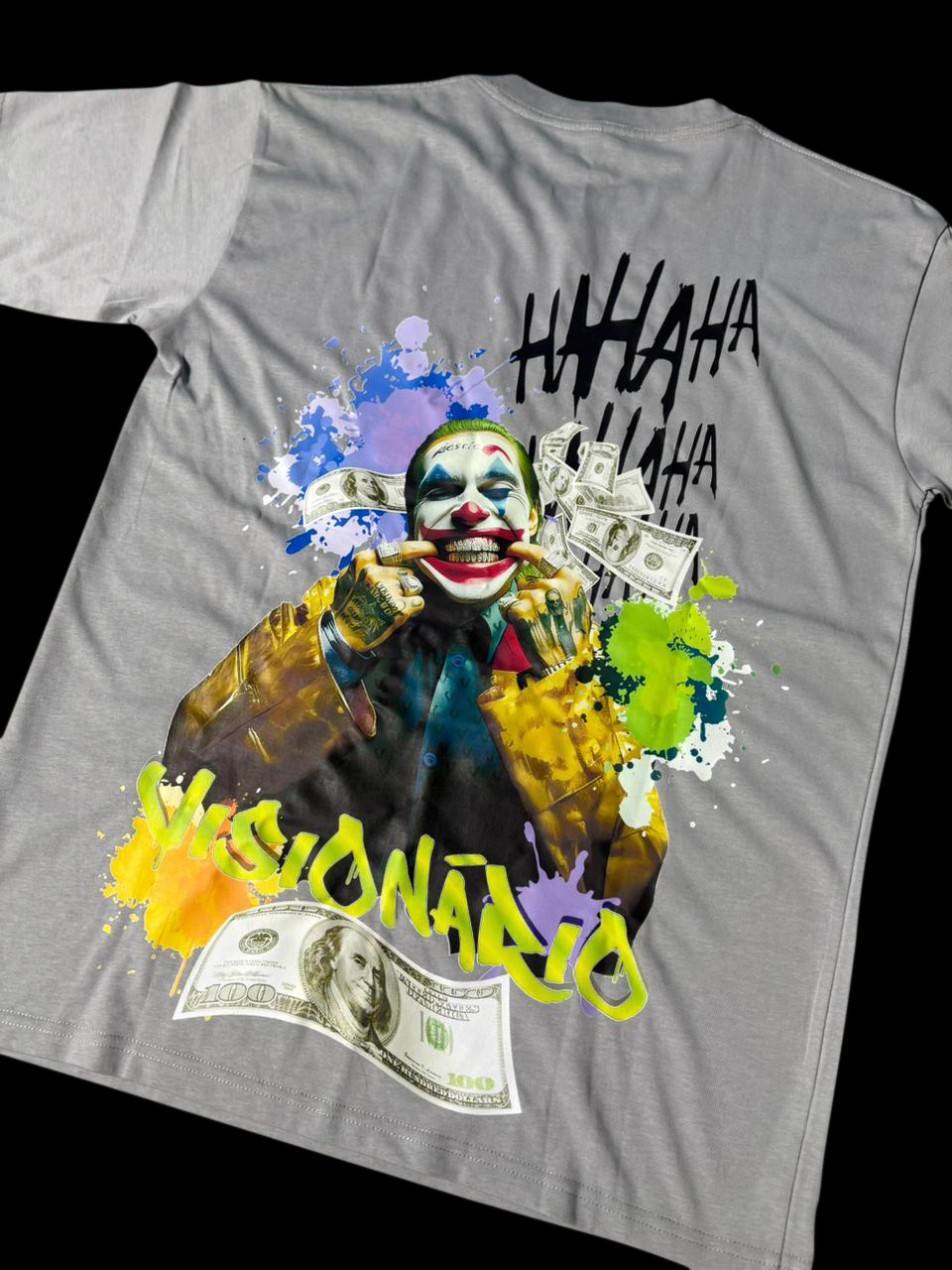 O sorriso do coringa • Cinza